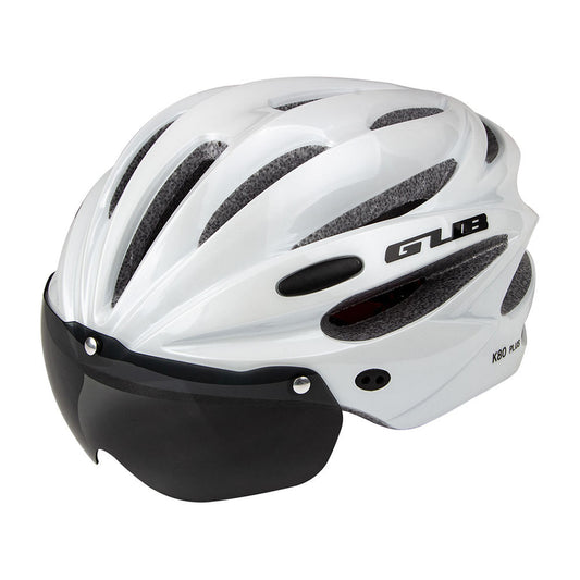 GUB K80 Plus casque de cyclisme vélo de route VTT lunettes magnétiques blanc perle