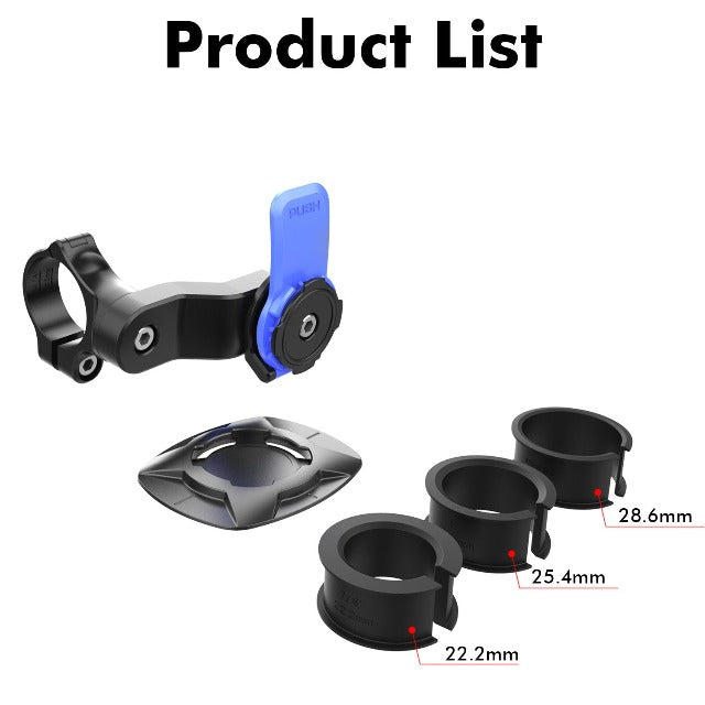 Quick release bicycle mobile phone holder Twist Lock Smartphone Mount