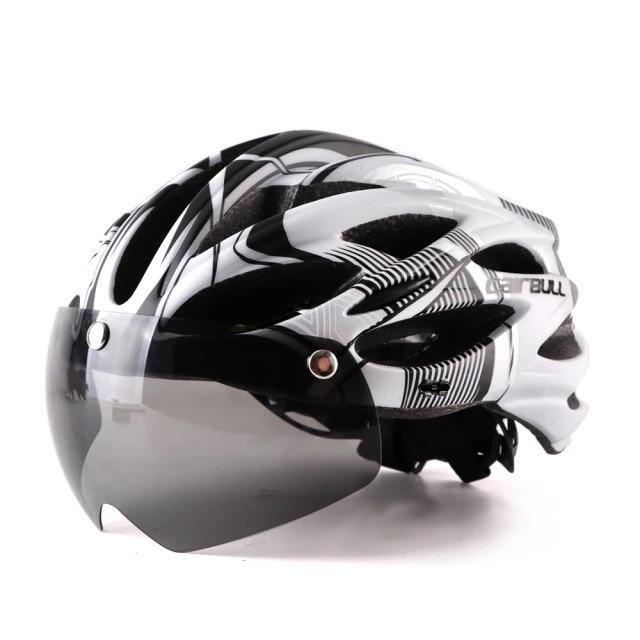 Cairbull ALLROAD  Adult All road Bike Helmet Rear LED Light Magnetic Sun Visor