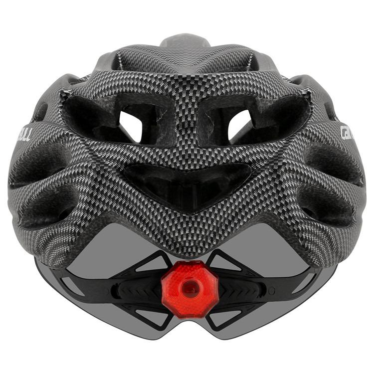Cairbull ALLROAD 公路山地單車頭盔 磁吸風鏡 LED燈 炭纖灰