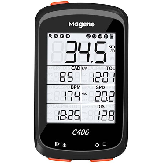 Magene C406 GPS English version Bicycle computer wireless meter/code meter with extension bracket Bike Computer English version 