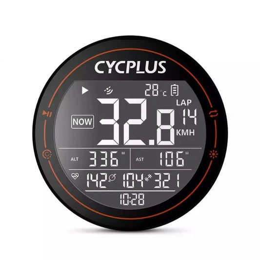 CYCPLUS M2 Ordinateur de vélo étanche sans fil/Compteur avec support Ordinateur GPS de vélo