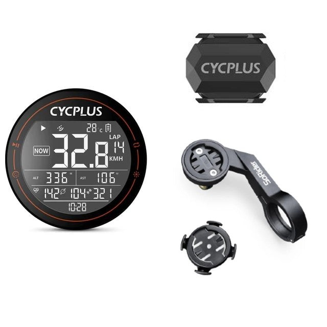 Cycplus M2 ordinateur de vélo capteur de cadence/vitesse ensemble de sangles de bras de fréquence cardiaque