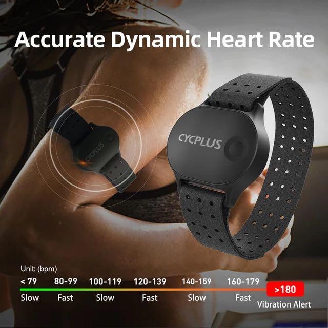 Cycplus H1 防水心率臂帶 藍牙連駁 ANT+ Heart Rate Monitor Armband