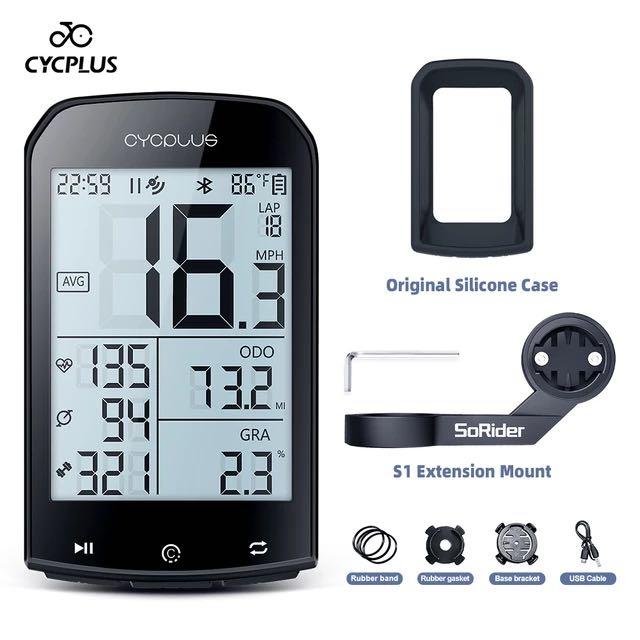 Cycplus M1 Wireless Cycling Computer Waterproof Bicycle Meter Bluetooth English Version GPS Cycling Computer English Ver