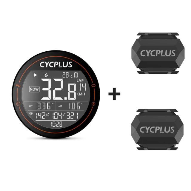 Cycplus M2單車碼錶 踏頻/速度感應器 心率手臂帶套裝 Bike Computer Speed/ Cadence HRM Bundle