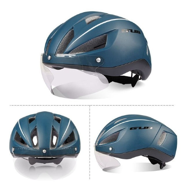 GUB K111 Plus Color Changing Goggles Road Bike Helmet Road Bike Helmet w/ Photochromic Visor