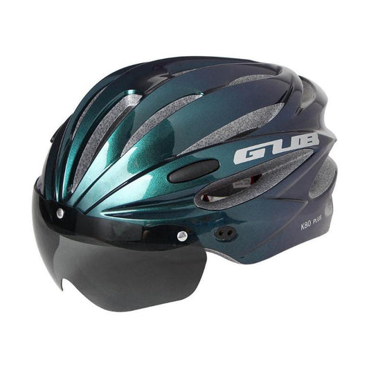 GUB K80 Plus Cycling Helmet Road Bike Mountain Bike Magnetic Goggles Cycling Bike Helmet All Road Magnetic Visor