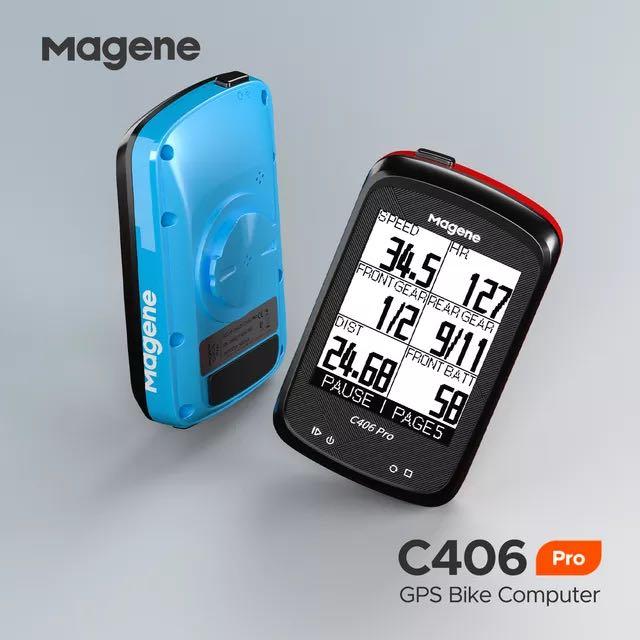 Magene C406 Pro 升級版 無線單車碼錶/咪錶 GPS 單車電腦