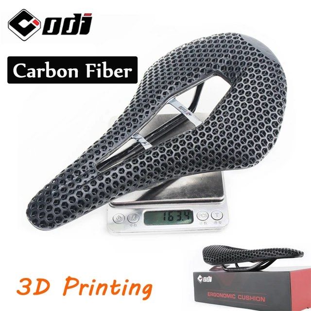 ODI 3D Printed Carbon Fiber Bike Seat Lightweight and Comfortable