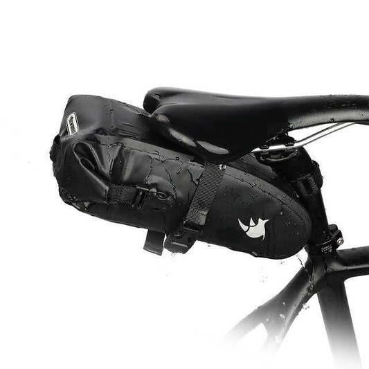 Sac de queue de vélo Rhinowalk Sac de vélo arrière étanche de grande capacité avec installation Velcro