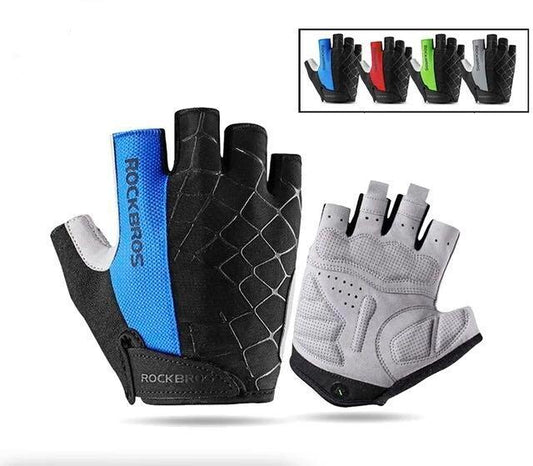 Rockbros Half Finger Gloves Breathable Non-slip Gloves