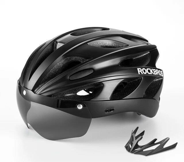 Bike helmet with magnetic visor deals