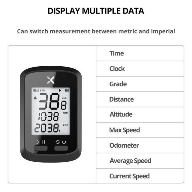 XOSS G+/G Plus Wireless Road Cycling Meter GPS Driving Speed ​​Distance Positioning Function Wireless Cycling Computer