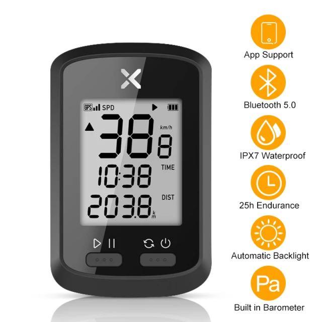 XOSS G+/G Plus 無線 公路 單車咪錶 GPS 行車速度 距離 定位功能  (英文版)