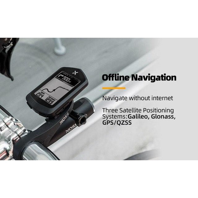 Xoss NAV Wireless Cycling Computer Navigation Speed ​​Cadence Sensors Bundle