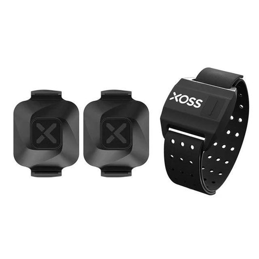 Capteur de cadence/vitesse Xoss Deux bras de fréquence cardiaque avec connectivité Bluetooth ANT+